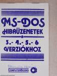MS-DOS hibaüzenetek a 3.- 4.- 5.- 6 verziókhoz