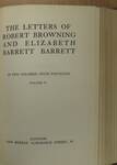The letters of Robert Browning and Elizabeth Barrett Barrett I-II.