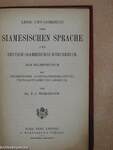 Lehr- und Lesebuch der Siamesischen Sprache und Deutsch-Siamesisches Wörterbuch