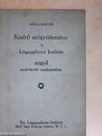 Kisérő szógyüjtemény a Linguaphone Institute angol nyelvtanító rendszeréhez