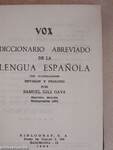 Vox Diccionario abreviado de la lengua Espanola