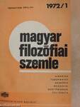 Magyar Filozófiai Szemle 1972/1-6.