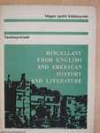 Miscellany from English and American History and Literature