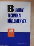 Bűnügyi Technikai Közlemények 1984