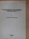 Magyar Pszichológiai Társaság VII. Országos Tudományos Konferenciája II.