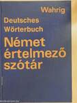 Német értelmező szótár/Deutsches Wörterbuch