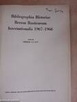 Bibliographia Historiae Rerum Rusticarum Internationalis 1967-1968