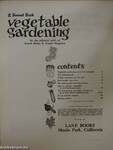 Vegetable gardening