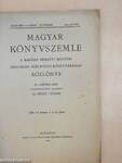 Magyar Könyvszemle 1929. január-június