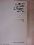 Oxford Advanced Learner's Dictionary of Current English