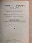 Természettudományi Közlöny 1932. január-december/Pótfüzetek a Természettudományi Közlönyhöz 1932. január-december