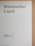 Matematikai Lapok 1993/1-4.