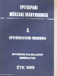 Építőipari műszaki iránynormák 3.
