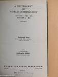 A dictionary of world chronology I.