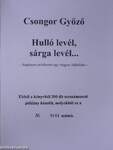 Hulló levél, sárga levél...