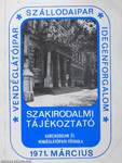 Szakirodalmi tájékoztató 1971. március