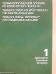 Terminologisches Wörterbuch für Ingenieurgeologie 1-2.