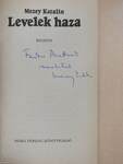 Levelek haza (dedikált példány)