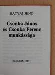 Csonka János és Csonka Ferenc munkássága (minikönyv)