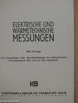 Elektrische und wärmetechnische Messungen