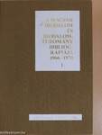 A magyar irodalom és irodalomtudomány bibliográfiája 1966-1970 I.