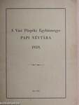 A Váci Püspöki Egyházmegye Papi névtára 1959.