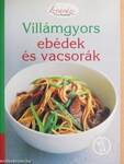 Villámgyors ebédek és vacsorák