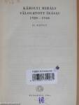 Károlyi Mihály válogatott írásai II. (töredék)