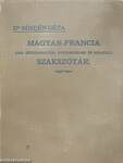 Magyar-francia jogi, közigazgatási, kereskedelmi és pénzügyi szakszótár