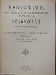 Magyar-francia jogi, közigazgatási, kereskedelmi és pénzügyi szakszótár