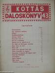 Kottás daloskönyv 43.