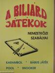 A biliárdjátékok nemzetközi szabályai