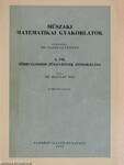 Műszaki matematikai gyakorlatok A. VII.