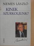 Kinek szurkoljunk? (dedikált példány)