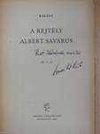 A rejtély/Albert Savarus (dedikált példány)