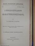 A szabadalomból folyó jogviszonyok/A cheque/Az anthropologiai jelek értéke az elmekórtanban/A hallgatólagos akaratnyilvánitásról/A szabadalmi törvényjavaslat/Az otthon védelme a büntetőjogban/A meghatalmazott által elkövetett csalás