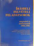 Írásbeli felvételi feladatsorok