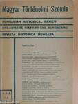 Magyar Történelmi Szemle V. évfolyam 1-4.