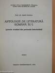 Antologie de literatura Romana IV/1