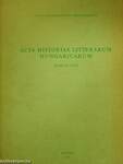Acta Historiae Litterarum Hungaricarum Tomus VIII.