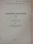 Biokémiai előadások IV.