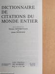 Dictionnaire de Citations du Monde Entier