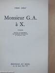 Monsieur G. A. á X.