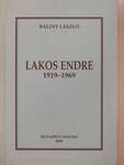 Lakos Endre 1919-1969 (dedikált példány)