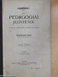 Pedagógiai jegyzetek