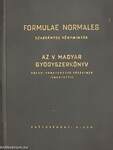 Formulae Normales