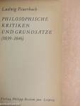 Philosophische Kritiken und Grundsätze