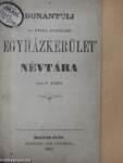 A' Dunántúli Ág. Hitvall. Evangeliomi Egyházkerület' névtára 1861-ik évben