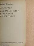 Aufsätze zur deutschen Literaturgeschichte