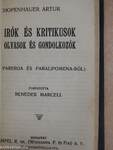 Irói arczképek II./Ügyetlen udvarló/A fiatalok/A tengerfenék titkaiból/A tenger asszonya/Legendák/História egy Árgirus nevü királyfiról és egy tündér szűz leányról/Irók és Kritikusok, olvasok és gondolkozók/Szegény ember dolga...